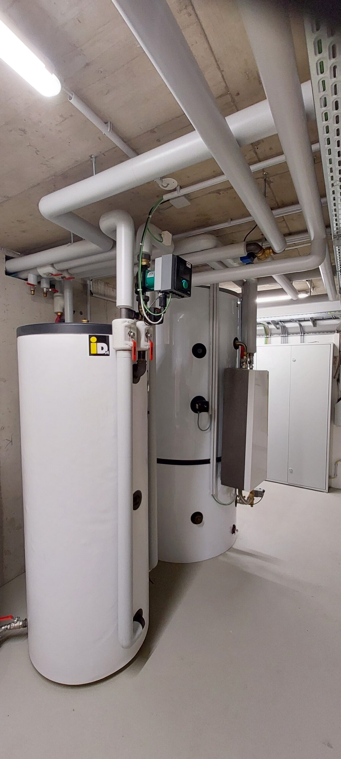 Von Schafleitner Sanitär installierte Wärmepumpe