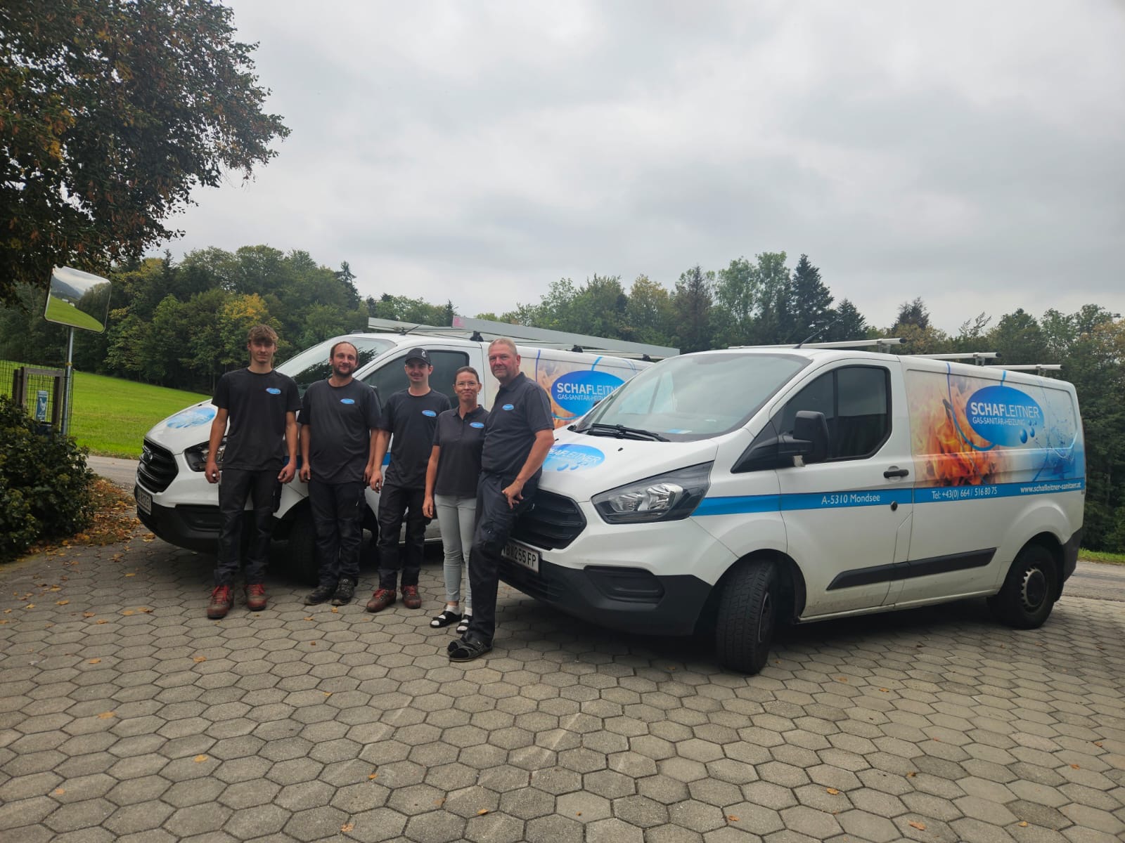 Installateur-Team von Schafleitner Sanitär in Mondsee